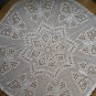 New handcrocheted tablecloth with butterflies
