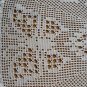 New handcrocheted tablecloth with butterflies