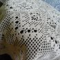 New handcrocheted tablecloth with butterflies