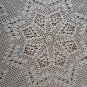 New handcrocheted tablecloth with butterflies