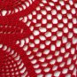Red Christmas doily