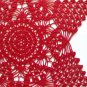 Red Christmas star doily
