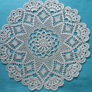 Crochet Flower Doily Ecru
