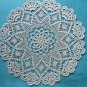 Crochet Flower Doily Ecru