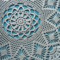 Crochet Flower Doily Ecru