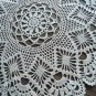 Crochet Flower Doily Ecru