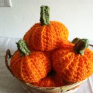 The perfect little pumpkin hand crocheted perfect for Halloween and Thanksgiving decorating
