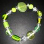 "Goddess Green" Bead Stretch Bracelet