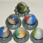 6 Vintage Vitro Agate Limited Edition Acid Etched Marble's