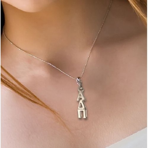 Alpha Delta Pi Sorority Lavaliere necklace charm ADPi dangle drop