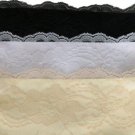 MODESTY PANEL CLEAVAGE COVER FAUX CAMISOLE 3 LACE NEW
