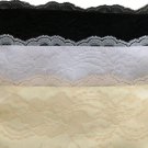 3pc Set Lace Overlay Modesty Panels Cleavage Cover Chemisette 3 Colors 5 szs New