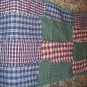 Rag patchwork runner...country homespun