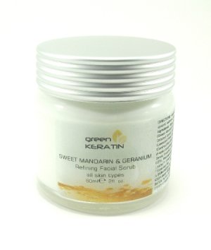 SWEET MANDARIN & GERANIUM EXFOLIATING / REFINING FACIAL SCRUB - ALL SKIN TYPES