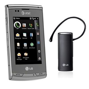LG CT810 Incite GSM Quadband Phone (Unlocked) & LG HBM235 Bluetooth Headset