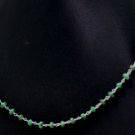 Emerald Gemstone Faceted Beads Jewelry Necklace