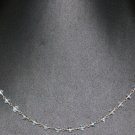 Aquamarine Natural Gemstone Faceted Beads Necklace