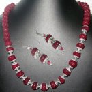 Beautiful 1 Row of Ruby Melon Shape Gemstone Bead
