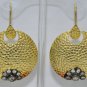 Beautiful Soild 92.5% Silver Round Chandelier Earrings