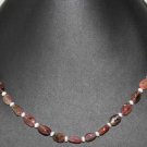 Multi Color Tourmaline Gemstone Oval Beads With Pearls