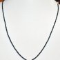 Black Diamond Bead Necklace 18K Gold Clasp Lowest Price