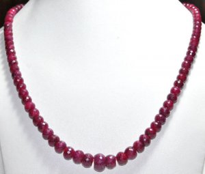 Ruby Far Size Faceted Natural Gemstone Beads Jewelry