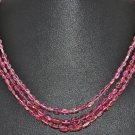 Beautiful Pink Tourmaline Bead Jewelry Necklace