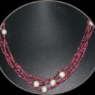 Beautiful Beads Jewelry of Pink Tourmaline & Pearls