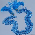 Swiss Blue Topaz "AAA" Quality Gemstone Drops Necklace