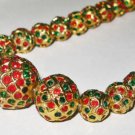 Multi Color Stones Studded In 22Kt Gold Foil Lac Balls