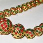 Multi Color Stones Studded In 22Kt Gold Foil Lac Balls