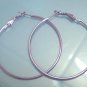 Purple huge huggie hoop earring 5cm 2"