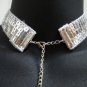 Valentine Lolita silver sequin lace choker necklace