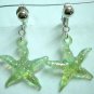 Starfish kid girl's dangle earring