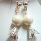 Girl jewelry angel charm clip on earring
