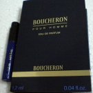 BOUCHERON Pour Homme edp for Man Sample Vial on Card 1.2ml 0.04 fl.oz.