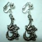 Children Jewelry crocodile charm clip on earring