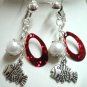 Girl jewelry Fish charm dangle clip on earring