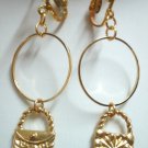 Girl Jewelry bag charm hoop clip on earring