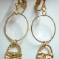 Girl Jewelry bag charm hoop clip on earring