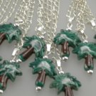 Girl ceramic tree pendant necklace party gift