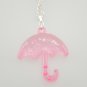 Pink umbrella necklace Girl's jewelry