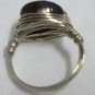 Handmade Woman jewelry Wire wrap black pearl cocktail party ring US size 7.5