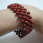 Handmade gemstone jasper bead bracelet fit 6-6.5 inch