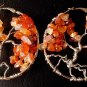 Handmade Amethyst Tree of life Earring