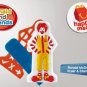 HK McDonald's Happy Meal Toy 2014 Ronald McDonald Ruler & Stencil Set
