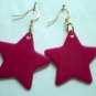 Star dangle kid girl clip on earring