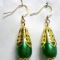 Girl jewelry teardrop dangle clip on earring