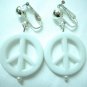 Rose pink Peace & Love earring