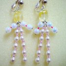 Cute beaded dangle earring